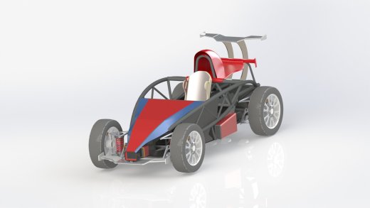 Atom原子跑车三维建模图纸 solidworks设计 附STEP缩略图